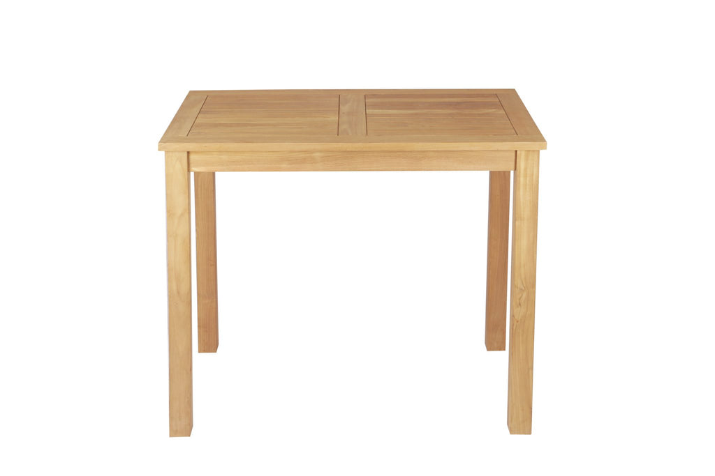 Montego Teak Timber Bar Table - 120x70x100H - Rectangle image 2