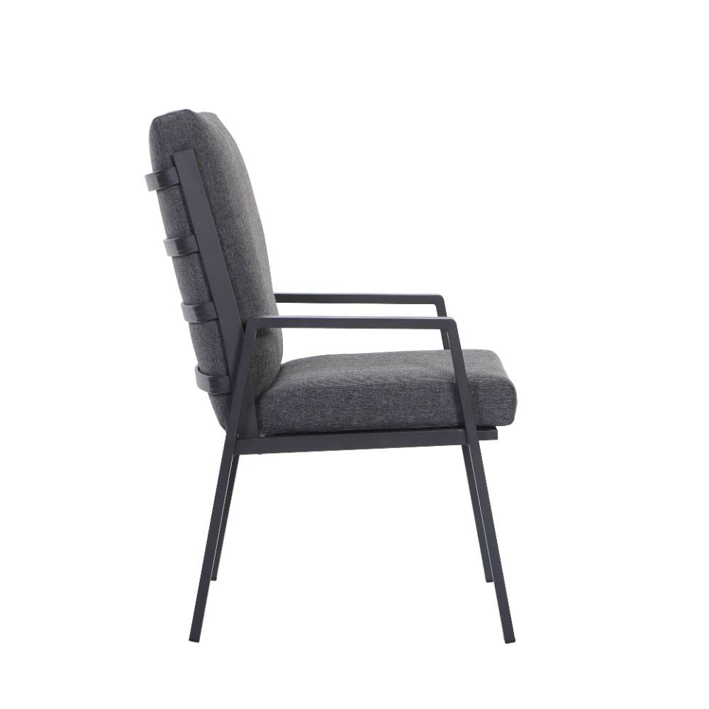 Bondi High Back 9 Piece Dining - Gunmetal image 6