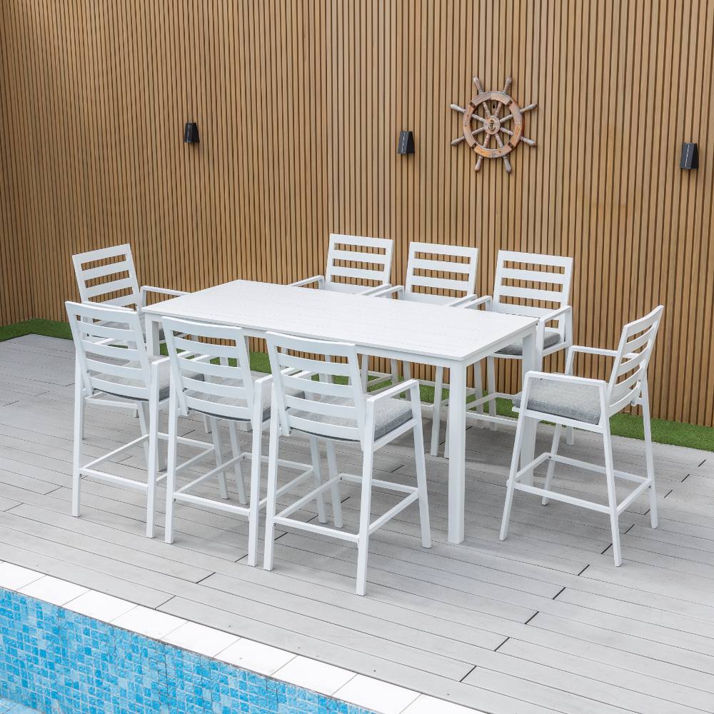 Bondi 7 Piece Bar (210/93) - White image 10
