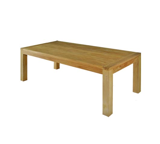 Montego Teak Timber Dining Table - 180 x 100 x 75 image 0