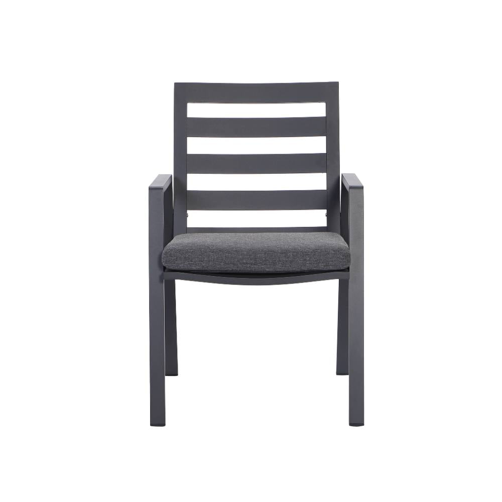 Bondi 5 Piece Dining (140/76) - Gunmetal image 6