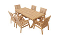 Alexander 7 Piece Teak Dining Setting image 0
