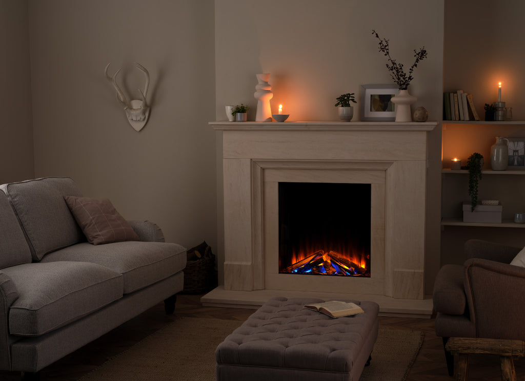 New Forest 650SQ Electric Fire with deluxe Real Logs image 6