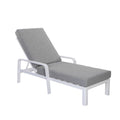 Bondi Sun Lounge with Cushion - White image 0