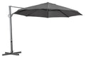 Savannah 380 Octagonal Cantilever Umbrella - Charcoal Canopy image 0