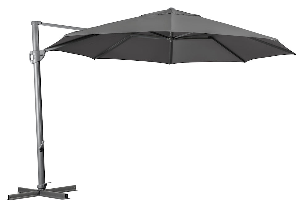 Savannah 380 Octagonal Cantilever Umbrella - Charcoal Canopy image 0