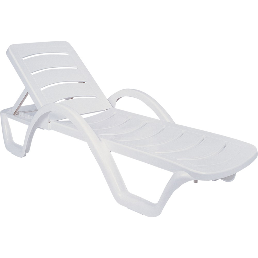 Havana Sunlounger - White image 0