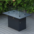 Bondi Gas Fire Pit Coffee Table - Gunmetal image 0