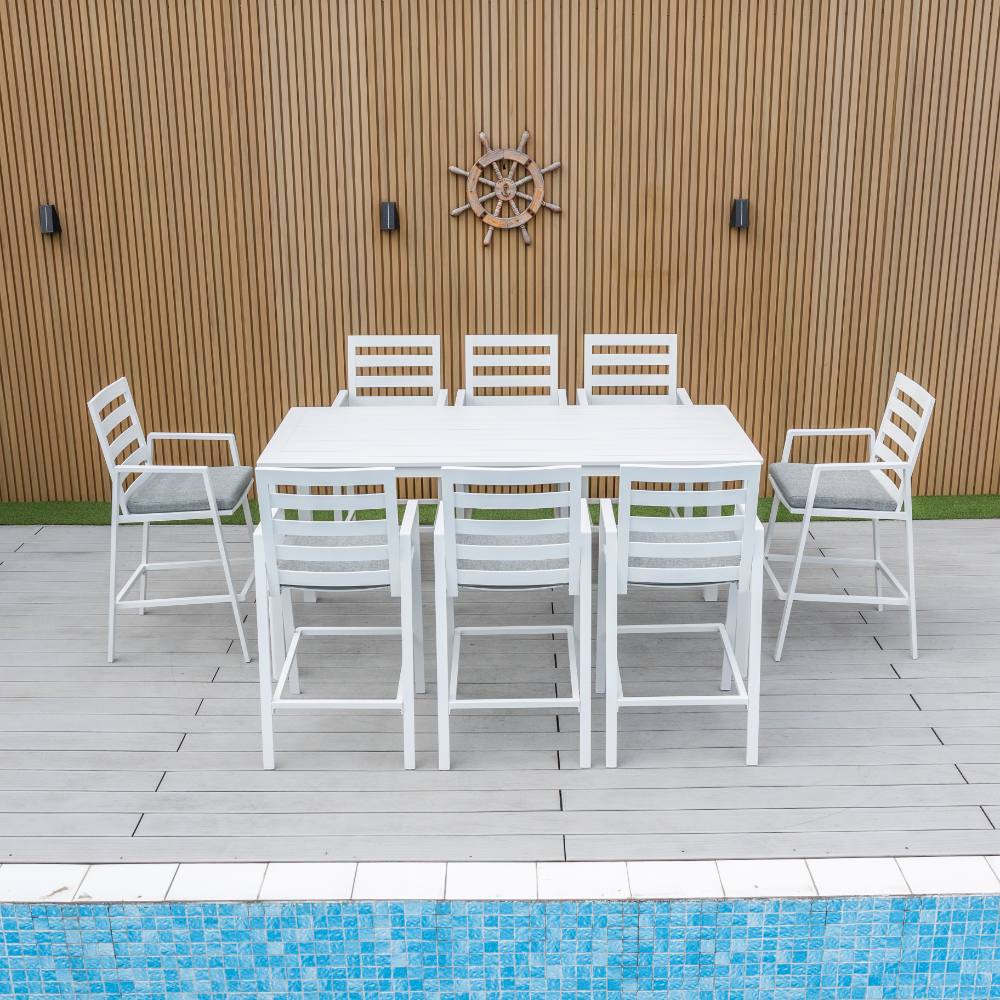 Bondi 7 Piece Bar (210/93) - White image 11
