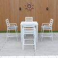 Bondi 5 Piece Square Bar - White image 0