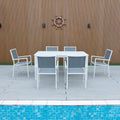 Noosa 7 Piece Dining (160/93) - White image 0
