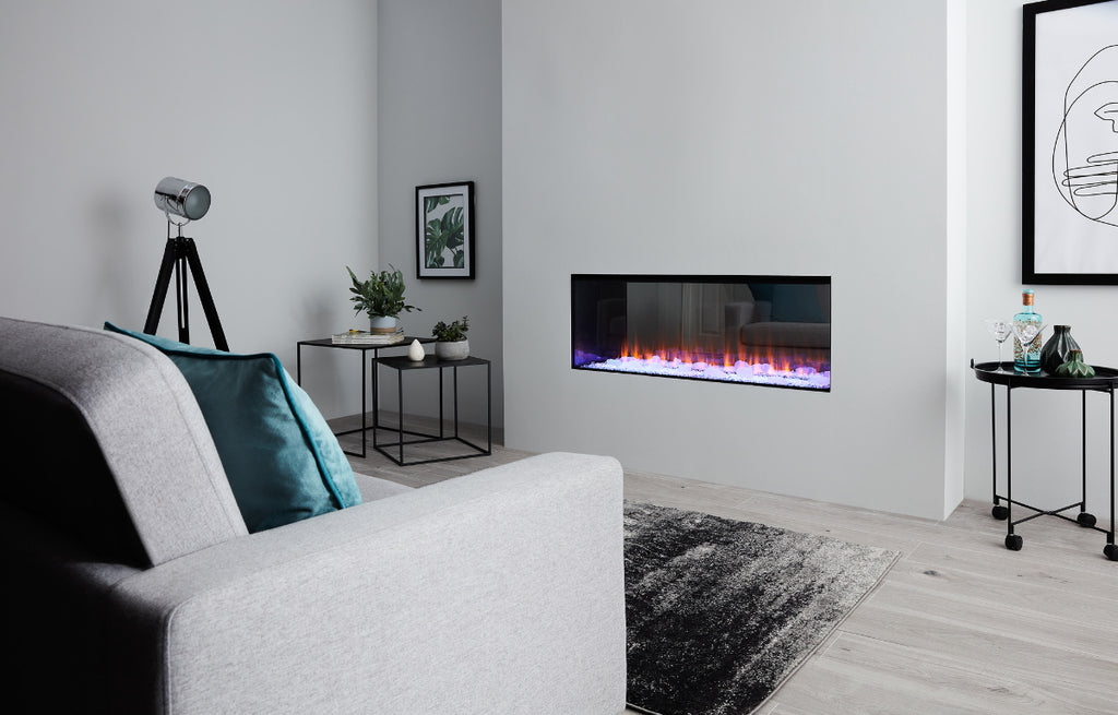 New Forest 1200 Electric Fire with Real Logs image 0