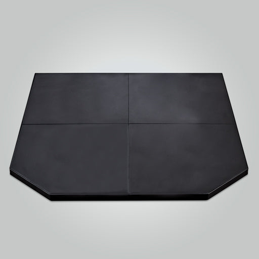 Matte Black Tile Straight Wall Hearth 1050 x 1050 image 0