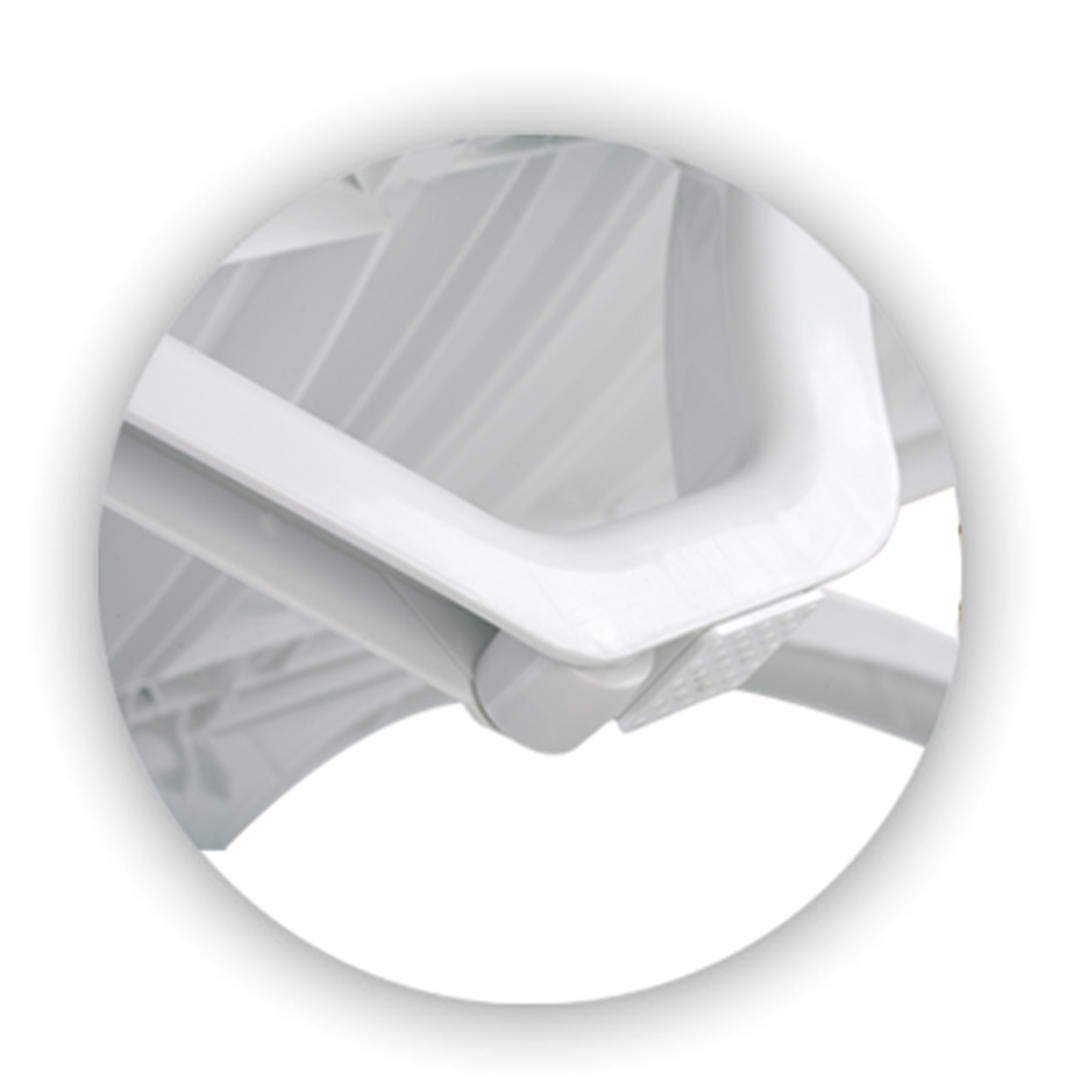 Havana Sunlounger - White image 2