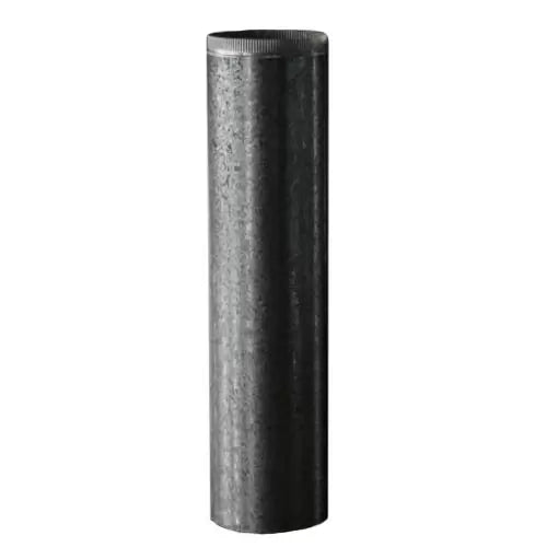 6" Stainless Steel Wood heater Flue Length image 3