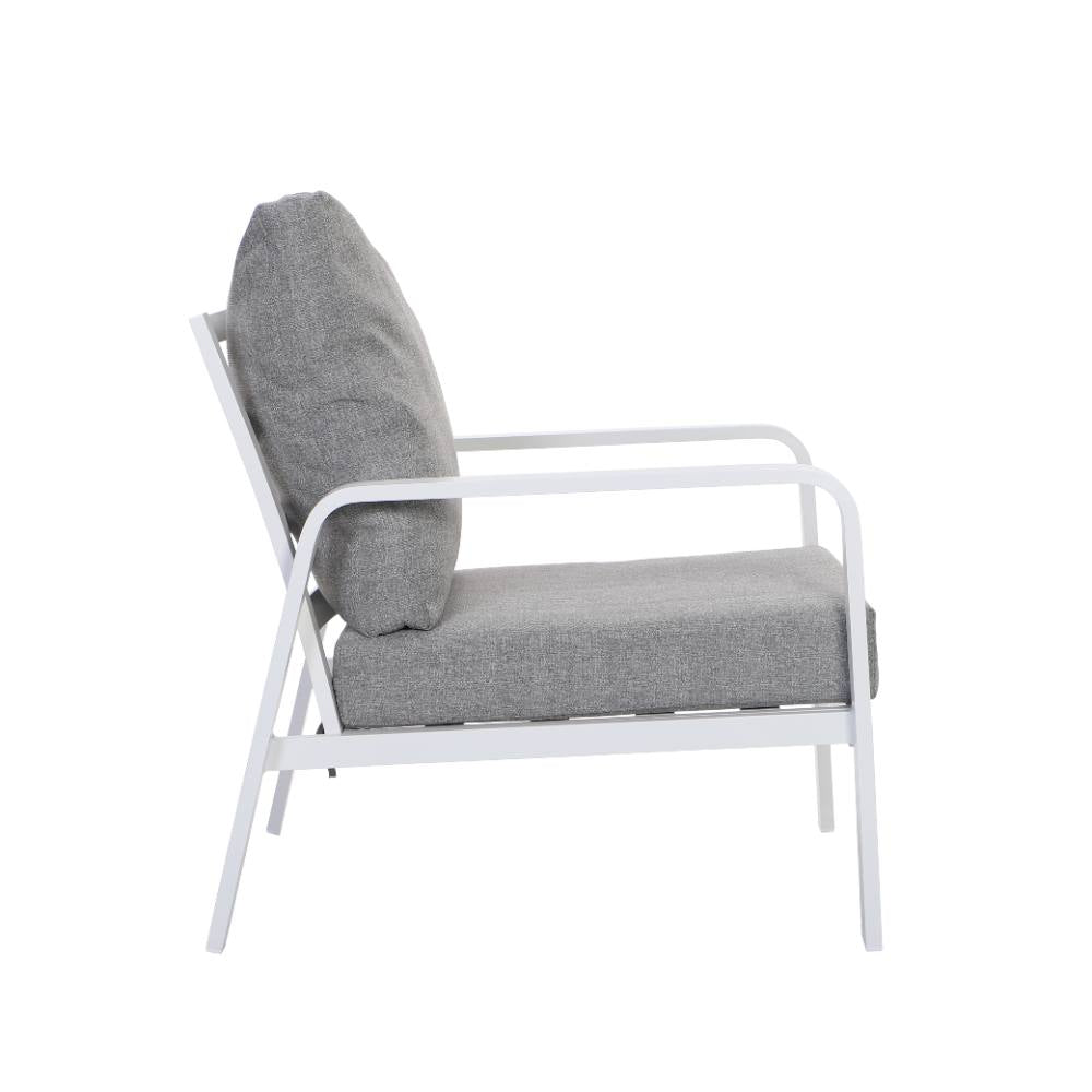 Bondi 4 Piece Triple Lounge - White image 1