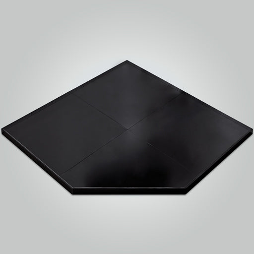 Matte Black Tile Corner Wall Hearth 1250 x 1250 image 0