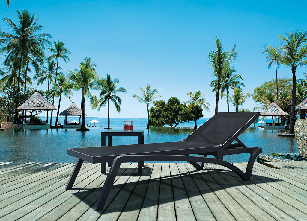 Pacific Sunlounger - Black/Black image 4