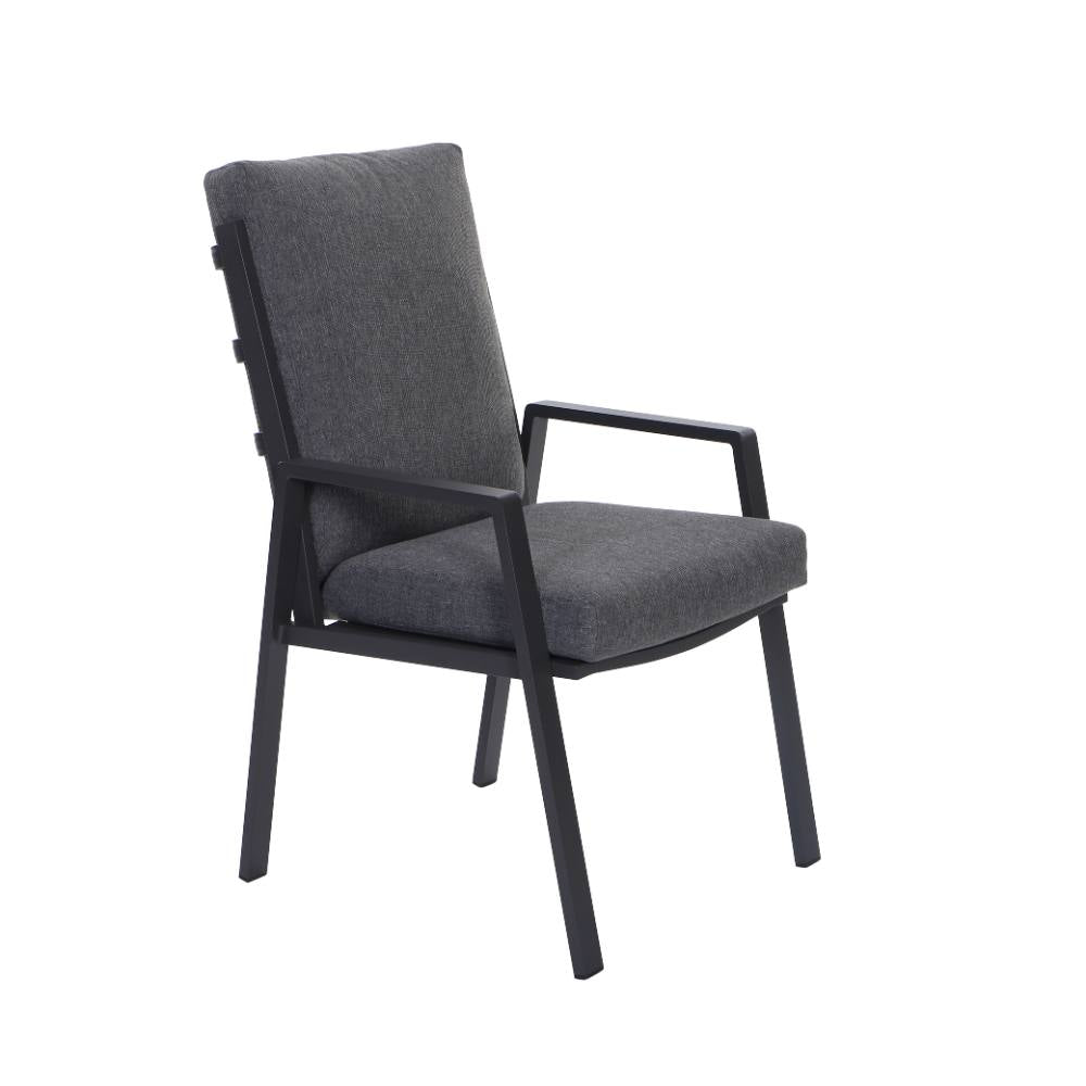 Bondi High Back 7 Piece Dining (140/76) - Gunmetal image 5