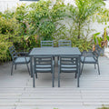 Bondi 7 Piece Dining (160/93) - Gunmetal image 0