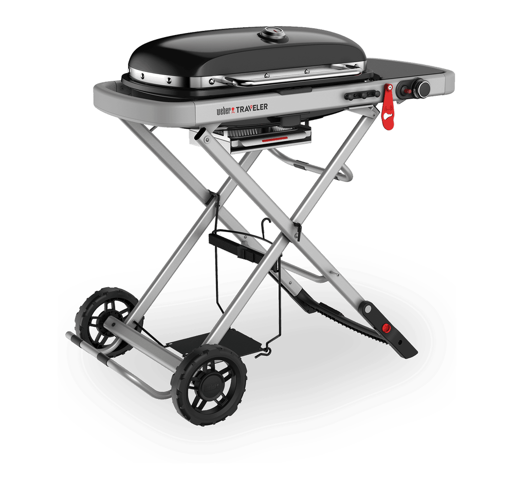 Weber Traveler Portable Gas Barbecue (LPG) - BLACK image 2