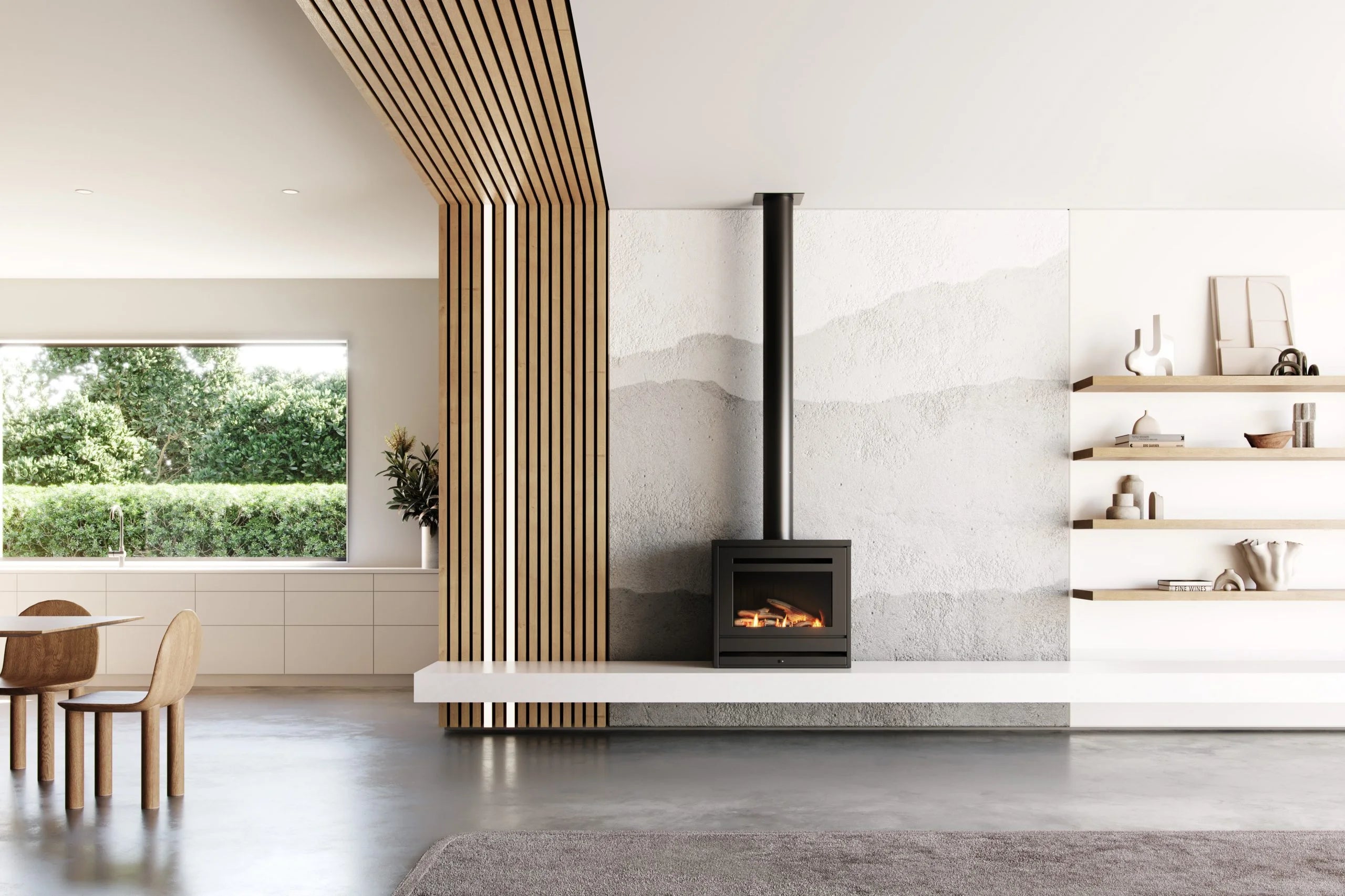 Rinnai SS850 Gas Fire - Freestanding image 3