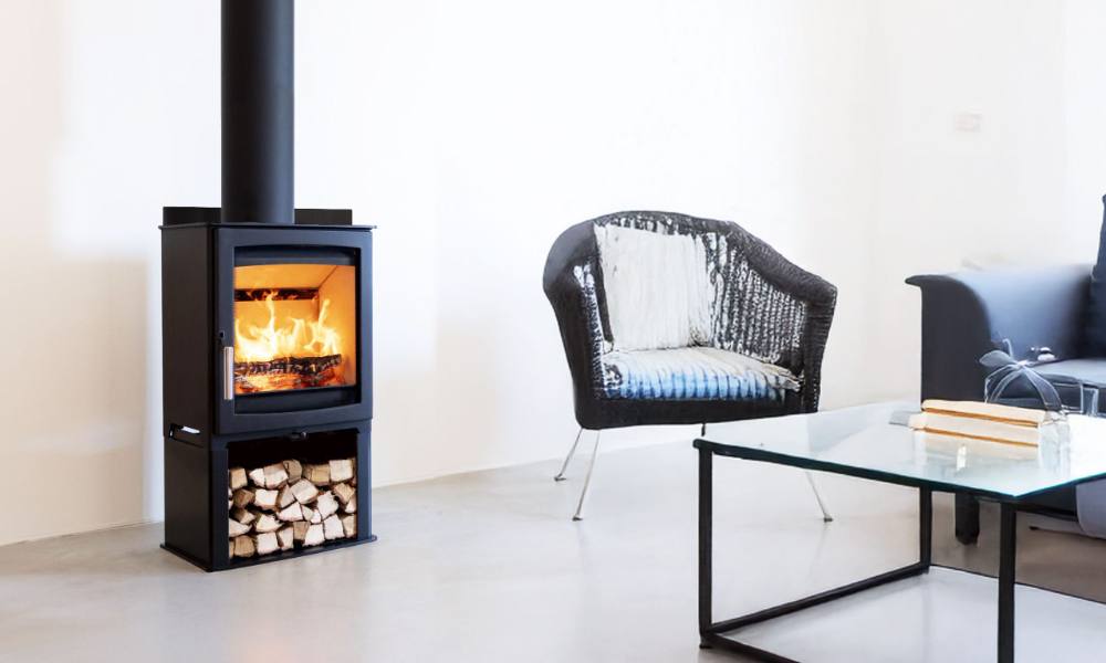 Parkray Aspect 5 Eco with Low Log Stand image 0