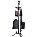 Forge Mahogany 4 Piece Fire Tool Set image 0