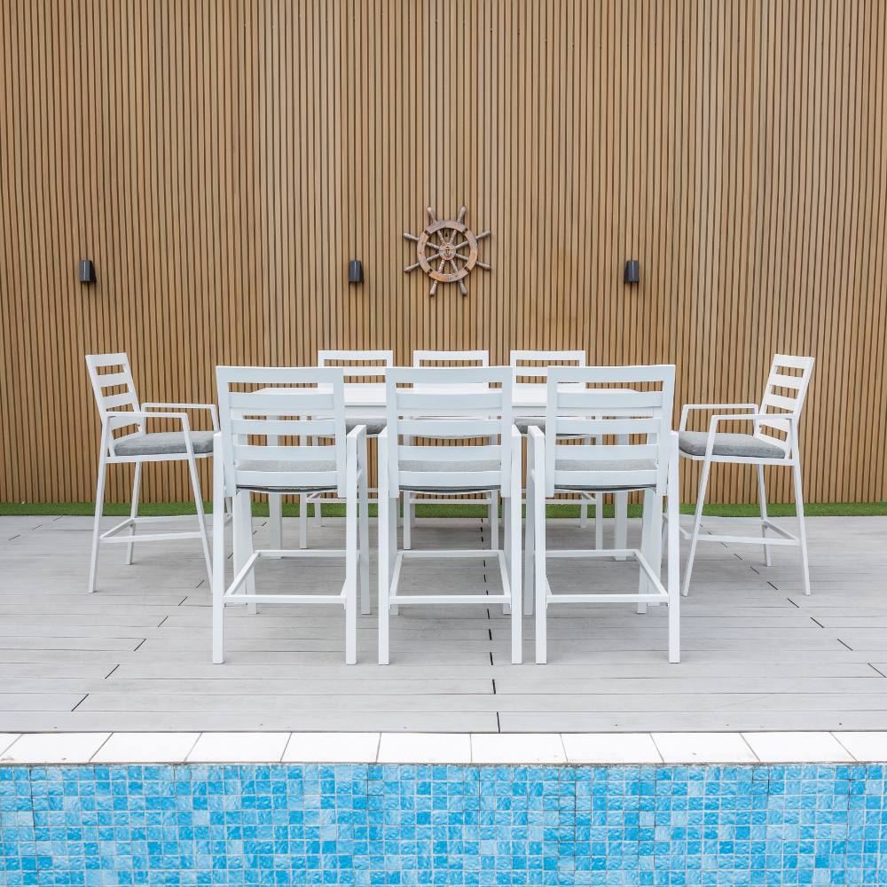 Bondi 9 Piece Bar - White image 6
