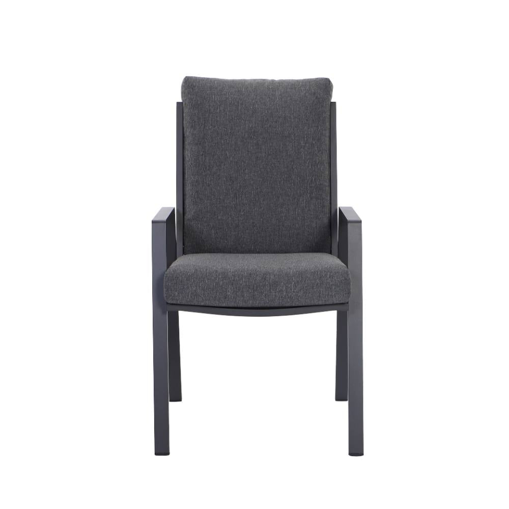 Bondi High Back 5 Piece Dining (140/76) - Gunmetal image 5