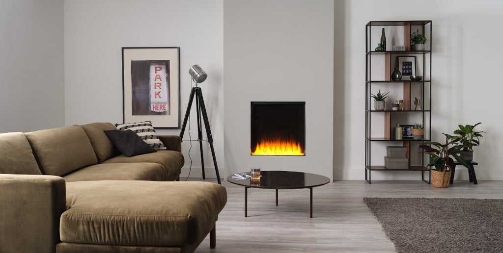 New Forest 650SQ Electric Fire with deluxe Real Logs image 1
