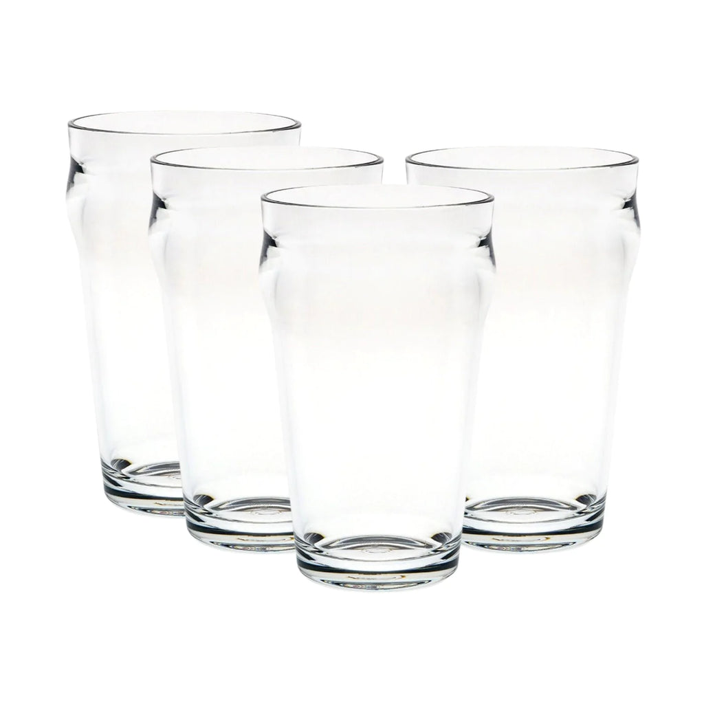 Unbreakable Nonic Beer Glass Certifed 570Ml - Set Of 4 image 1