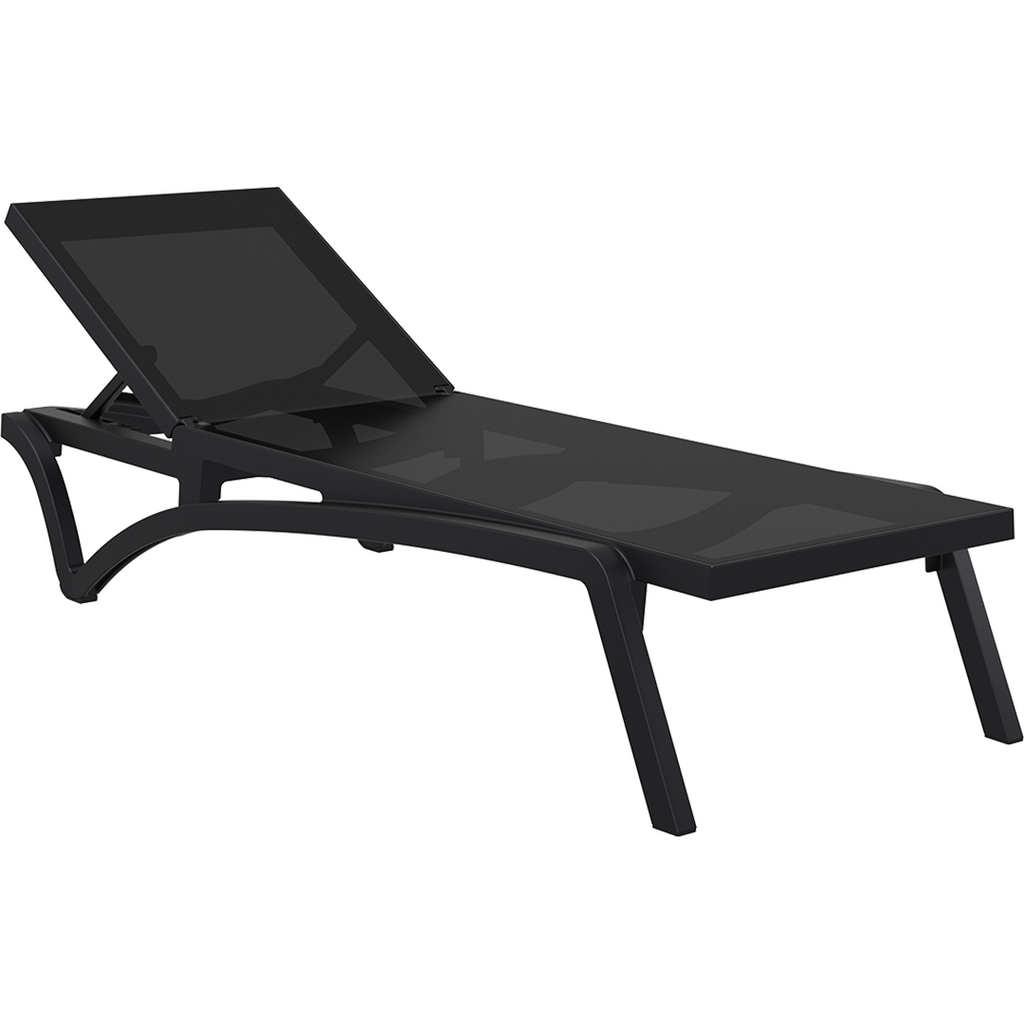 Pacific Sunlounger - Black/Black image 0