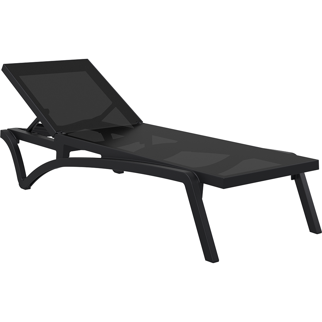 Pacific Sunlounger - Black/Black image 0
