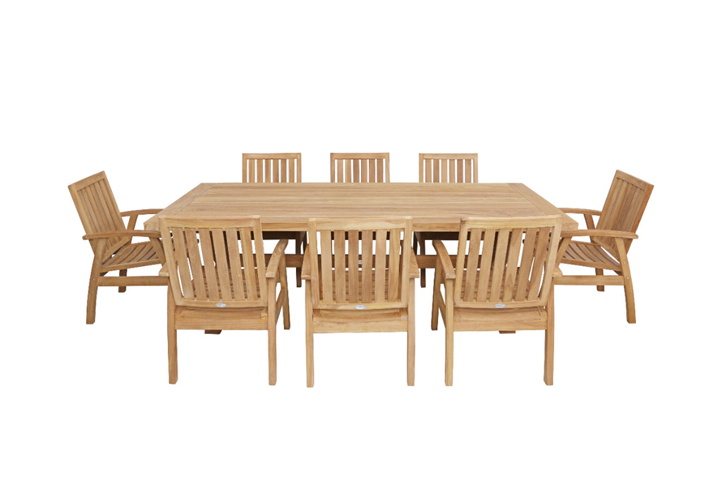 Alexander Teak 9 Piece Dining Setting image 1