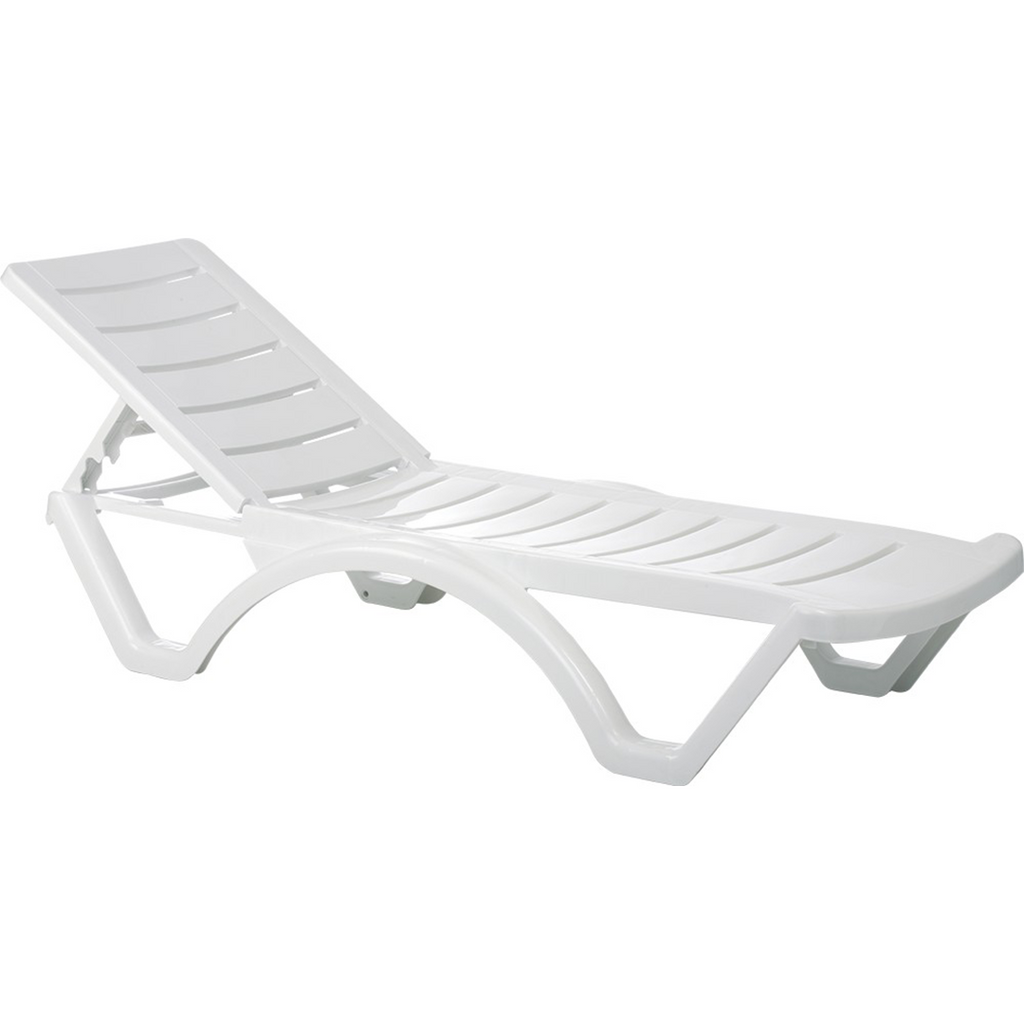 Aqua Sunlounger - White image 0