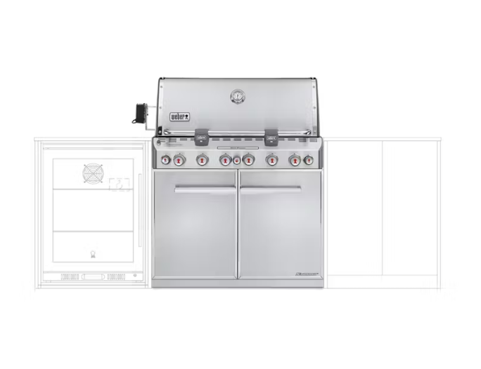 Weber Genesis E-360 Built-In Gas BBQ (Natural Gas) image 4