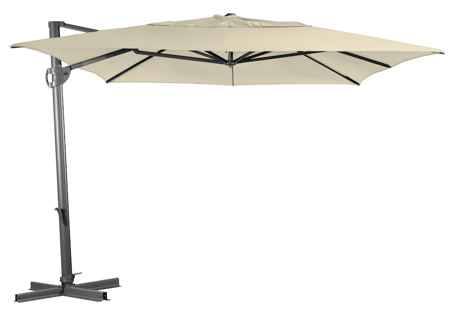 Savannah 380 Octagonal Cantilever Umbrella - Charcoal Canopy image 2
