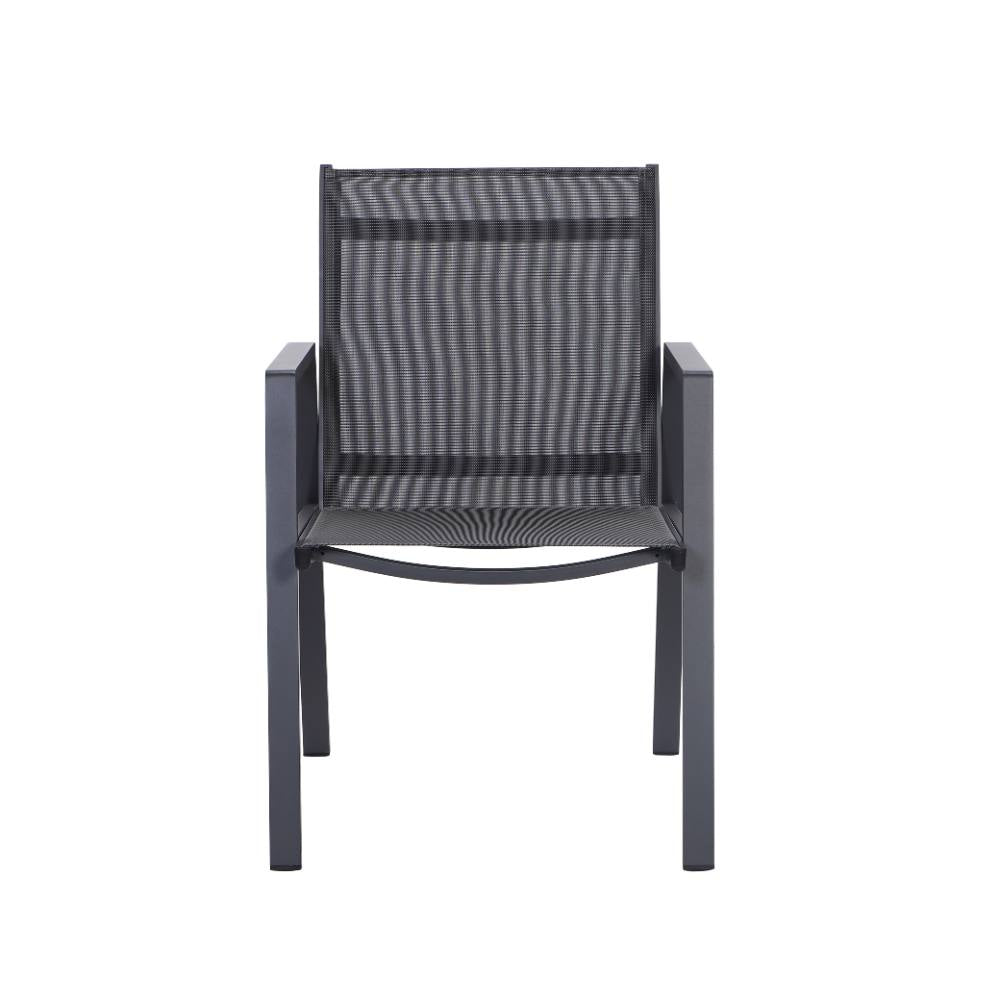 Bondi Sling 7 Piece Dining (160/93) - Gunmetal image 9