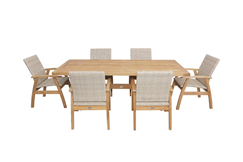 Alexander 7 Piece Teak Dining Setting image 1