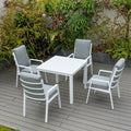 Bondi Highback 5-Piece Dining - White image 0