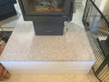 Granite Full Slab 1200x1200 Straight Wall Hearth Speckled Grey image 0